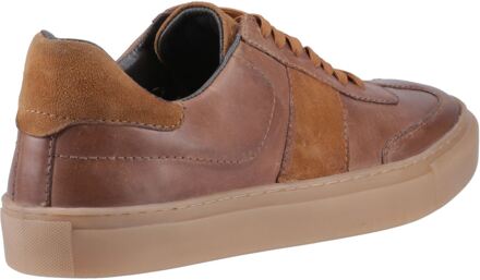 Hush Puppies Riley Suède Heren Taupe Sneakers Bruin - EU 43 / UK 9