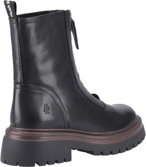 Hush Puppies Roxanna Vrouwen Zwarte Leren Laarzen