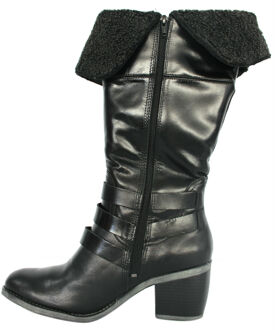 Hush Puppies Rustique 14inch Zwarte Dames Laarzen