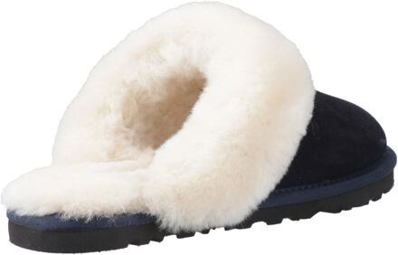 Hush Puppies Samantha Dames Suède Navy Slippers