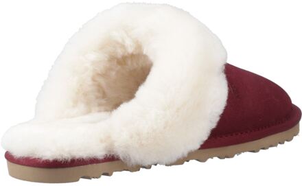 Hush Puppies Samantha Suede Dames Bordeaux Slippers Wijnrood - EU 37 / UK 4