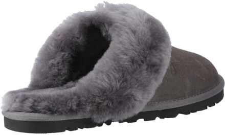 Hush Puppies Samantha Suede Dames Grijze Pantoffels Grijs