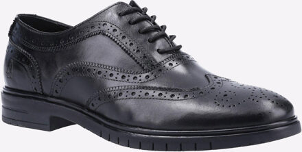 Hush Puppies Santiago Zwarte Leren Veterschoenen Voor Heren - EU 42 / UK 8