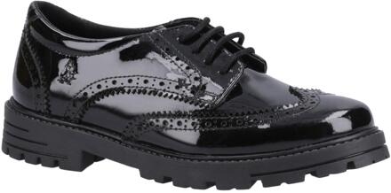 Hush Puppies Schoolschoenen in lakleer voor meisjes (Zwart) - EU 20 / UK 4