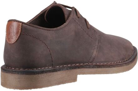 Hush Puppies Scout Leren Heren Veterschoenen in Waxy Bruin - EU 44.5 / UK 10