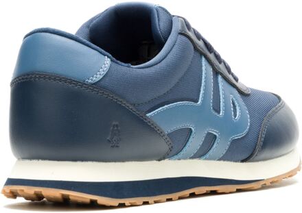 Hush Puppies Seventy8 Herenblauwe Leren Sneakers - maat