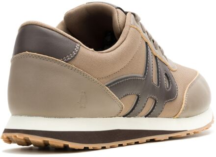 Hush Puppies Seventy8 Leren Heren Sneakers Van Fossil Bruin - EU 39/ UK 6