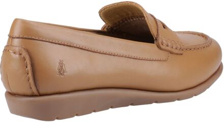 Hush Puppies Shelby Leren Dames Tan Instappers Bruin - EU 40.5 / UK 7