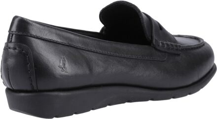 Hush Puppies Shelby Leren Dames Zwarte Instappers - EU 40.5 / UK 7