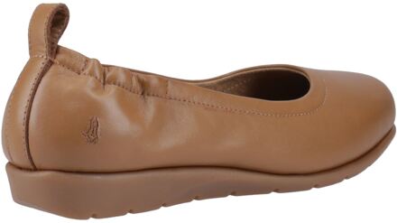 Hush Puppies Skylar Leren Vrouwen Tan Ballerina's Bruin - EU 36 / UK 3