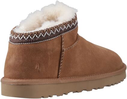 Hush Puppies Sloane Dames Suède Tan Pantoffels Bruin - EU 38 / UK 5