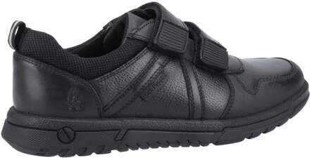 Hush Puppies SPENCER Jongens Leren Schoolschoenen Zwart - EU 29 / UK 11