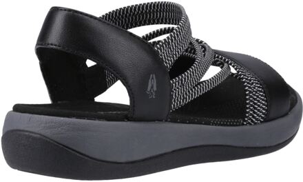 Hush Puppies Susanna Leren Dames Zwarte Sandalen Navy - EU 36 / UK 3