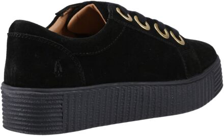 Hush Puppies Tamsin Suède Dames Zwarte Sneakers - EU 36 / UK 3