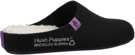 Hush Puppies The Good 90% Gerecycled RPET Polyester Damesslippers Zwart - EU 36 / UK 3