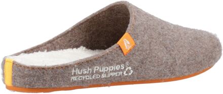 Hush Puppies The Good 90% Gerecycled RPET Polyester Herenpantoffels Bruin