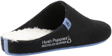 Hush Puppies The Good Slipper 90% Gerecycled Rpet Polyester Heren Zwarte/blauwe Slippers - EU 42 / UK 8