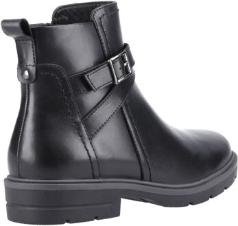 Hush Puppies Tove Leren Dames Zwarte laarzen - maat