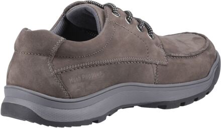 Hush Puppies Tucker Veterschoenen voor Heren van Grijs Nubuckleer - EU 39/ UK 6