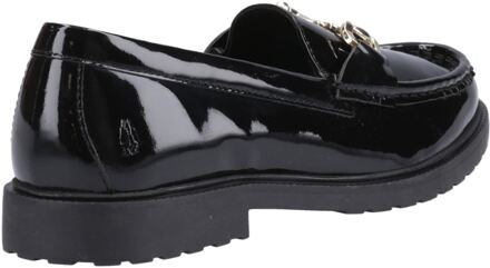 Hush Puppies Verity Patent Snaffle Leer Dames Zwarte Instappers - EU 38 / UK 5