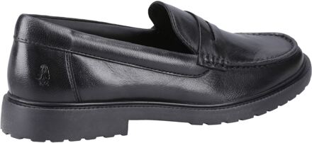 Hush Puppies Verity Slip On Leren Vrouwen Zwarte Loafers - EU 40.5 / UK 7