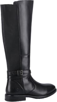 Hush Puppies Victoria Leren Vrouwen Laarzen Zwart