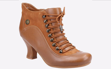 Hush Puppies Vivianna Laars Dames Bruin