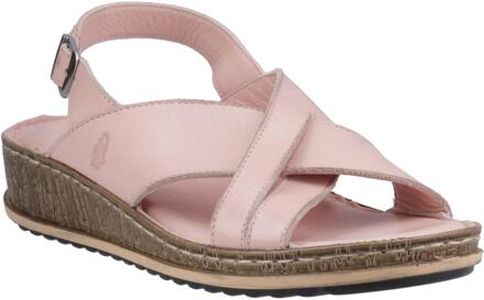 Hush Puppies Vrouwen/dames Elena Leren Wigsandaal (Blush) - EU 40.5 / UK 7