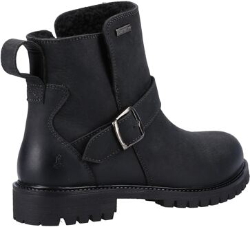 Hush Puppies Wakely Leder Dames Zwart Laarzen - EU 36 / UK 3