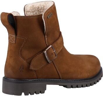 Hush Puppies Wakely Leren Dameslaarzen Tan Bruin - EU 42 / UK 8