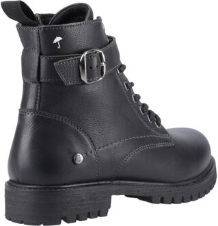 Hush Puppies Wanda Leren Zwarte Damesschoenen - EU 38 / UK 5