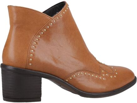 Hush Puppies Waverly Leren Dames Laarzen In Het Bruin - maat