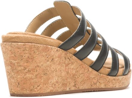 Hush Puppies Willow Slide Dames Hakken Sandalen - maat Zwart