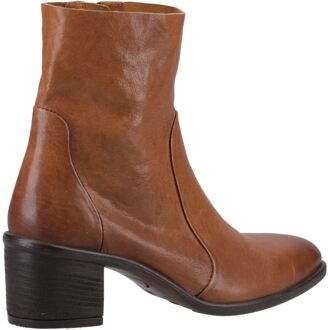 Hush Puppies Winona Leren Dames Laarzen In Het Bruin