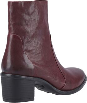 Hush Puppies Winona Leren Dames Pruimenlaarzen Rood - EU 40.5 / UK 7