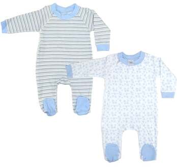 Hut pyjama 2-pack blauw - 86/92