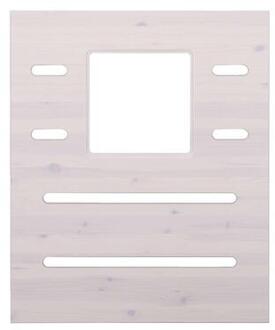 Hutwand Ties - off-white - met raam (2 stuks) - Leen Bakker Wit - 1.5 x 61.5 x 74.5