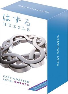 Huzzle breinbreker Cast Coaster zilver