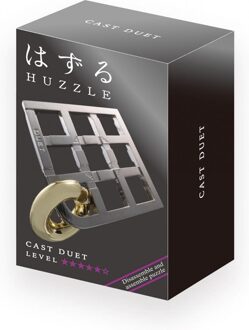 Huzzle breinbreker Cast Duet 11,8 staal zilver/goud