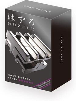 Huzzle breinbreker Cast Rattle 11,8 cm staal zilver