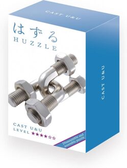 Huzzle breinbreker Cast U&U 11,8 cm staal zilver