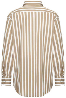 HV Polo Blouse lange mouw 0404103751 isabella - maat 36 Bruin