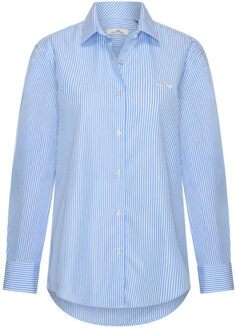 HV Polo Blouse lange mouw 0404103802 dana Blauw - 40