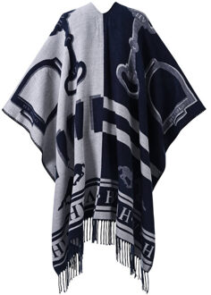 HV Polo Cape 1005093753 helly Blauw - One size