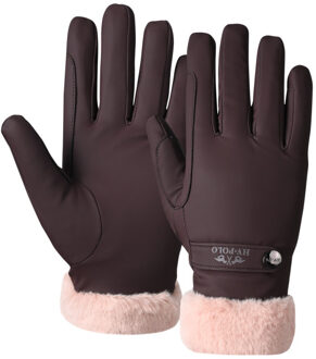 HV Polo Handschoenen hvpgarnet Bruin - S