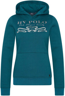 HV Polo Hoodie hvpariel Aqua blauw - L