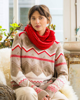 HV Polo Pullover 0409103762 milena Taupe - 40