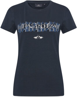 HV Polo T-shirt hvpmichelle Blauw - S
