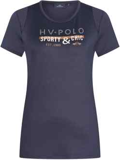 HV Polo Tech t-shirt hvpariel Blauw - L