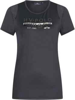 HV Polo Tech t-shirt hvpariel Zwart - S
